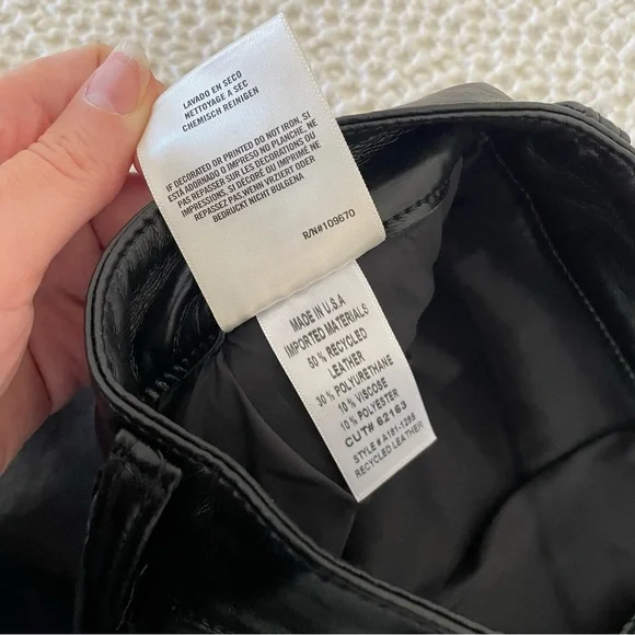 Agolde Leather Relaxed Boot Pant - Picture 3 of 7